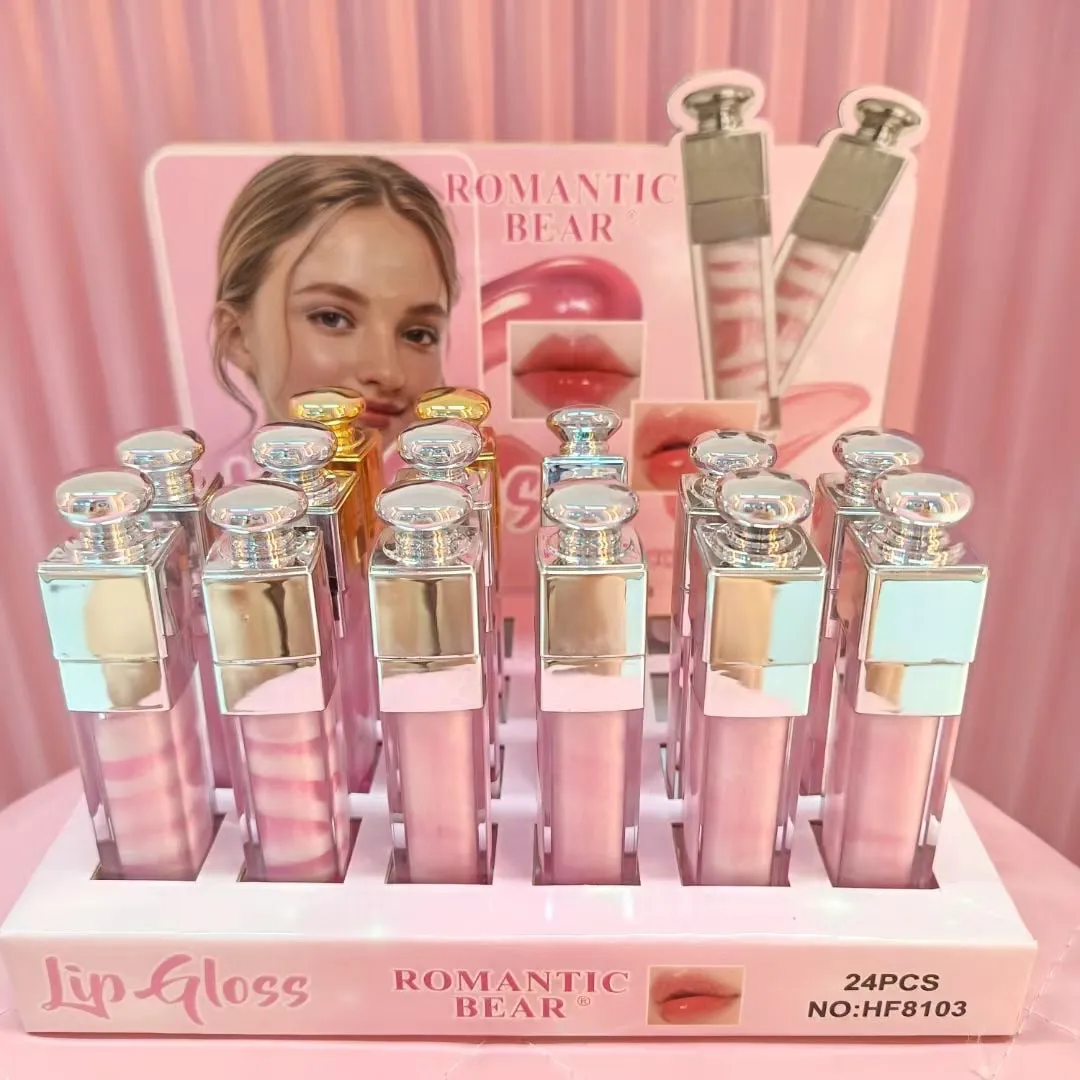 Błyszczyk do ust Lip Gloss Romantic Bear 24PCS