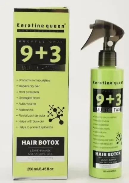 Keratine Queen 9+3 Hair Botox Włosów 250ml Multi Task