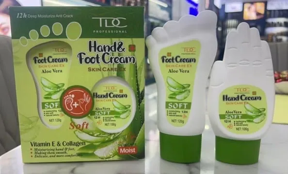 Zestaw Krem do Rąk i Stóp Aloe Vera TLO 100g + 125g