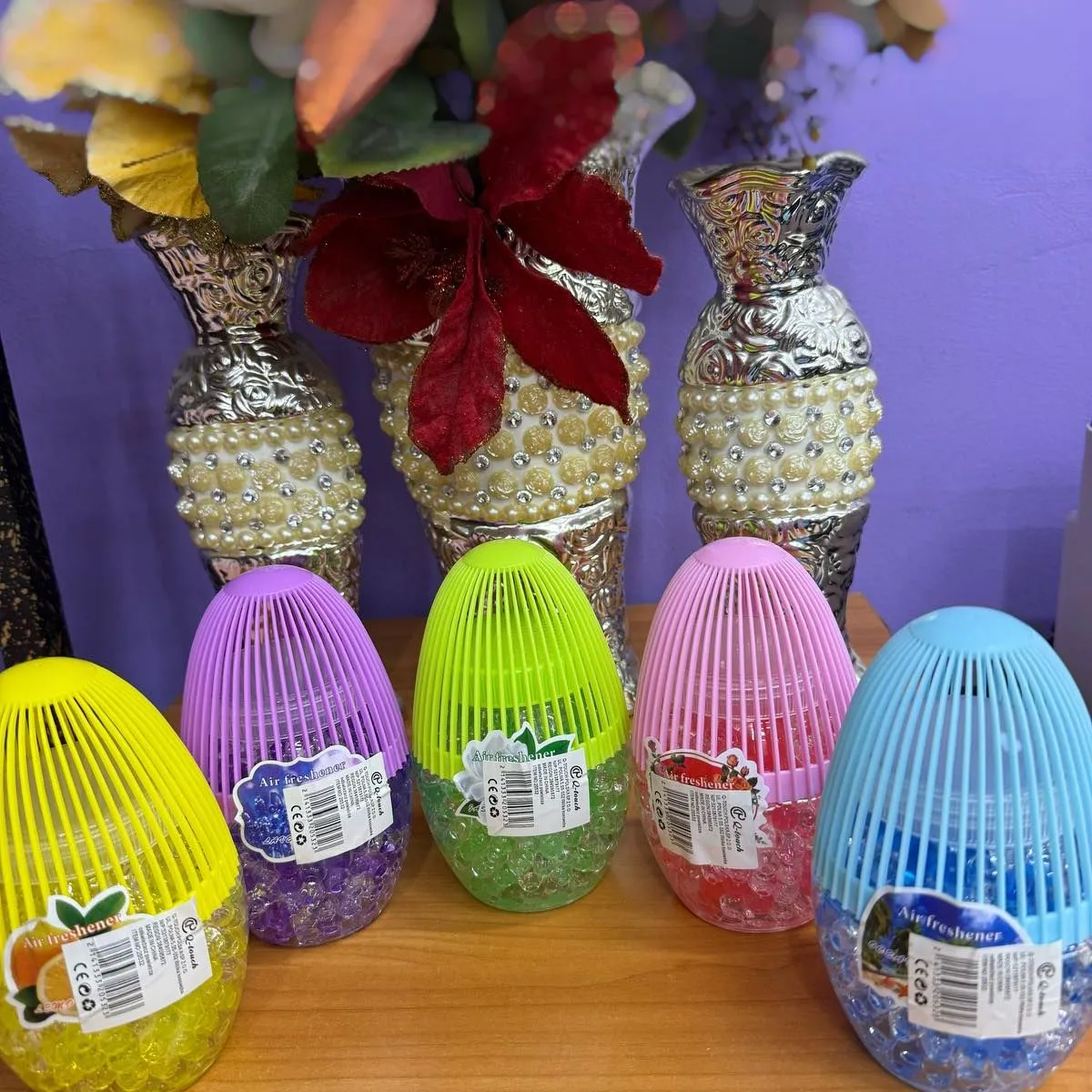 Zapachy do Domu Żelowe w Plastikowych Pojemnikach 6 Kolorów