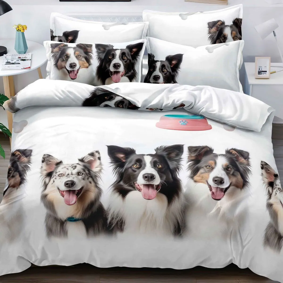 Pościel Satyna Bawełna 3cz 160x200 Australian Shepherd