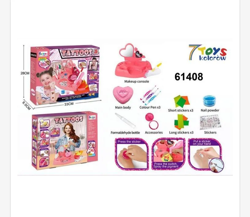 Zestaw Zabawki Tattoos 7 Toys model 61408