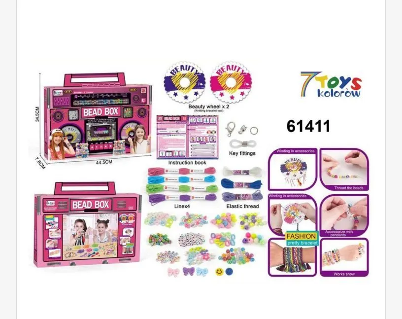 Zestaw Bead Box do robienia bransoletek i biżuterii 61411