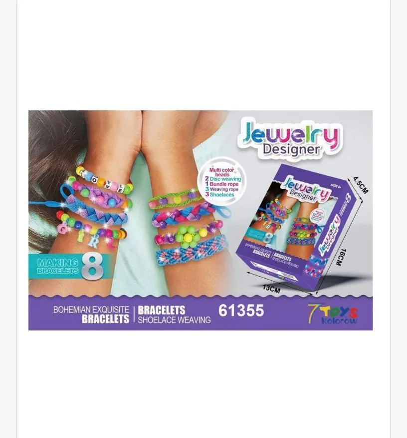 Zestaw Zabawki do Robienia Biżuterii Jewelry Designer