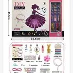 Zestaw DIY Beads do Robienia Biżuterii 35.5x25.5cm