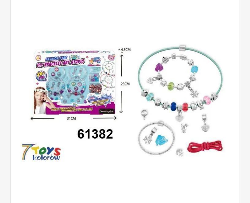 Zestaw DIY Zabawki do Robienia Biżuterii 7Toys 61382