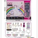 Zestaw DIY Beads Biżuteria Unicorn 100 pcs
