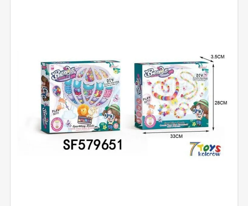 Zestaw koralików Beads DIY do tworzenia bransoletek SF579651