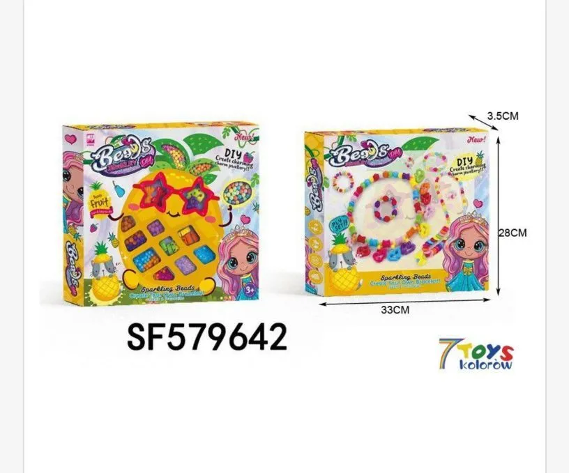 Zestaw Zabawki Koraliki DIY Beads Ananas SF579642