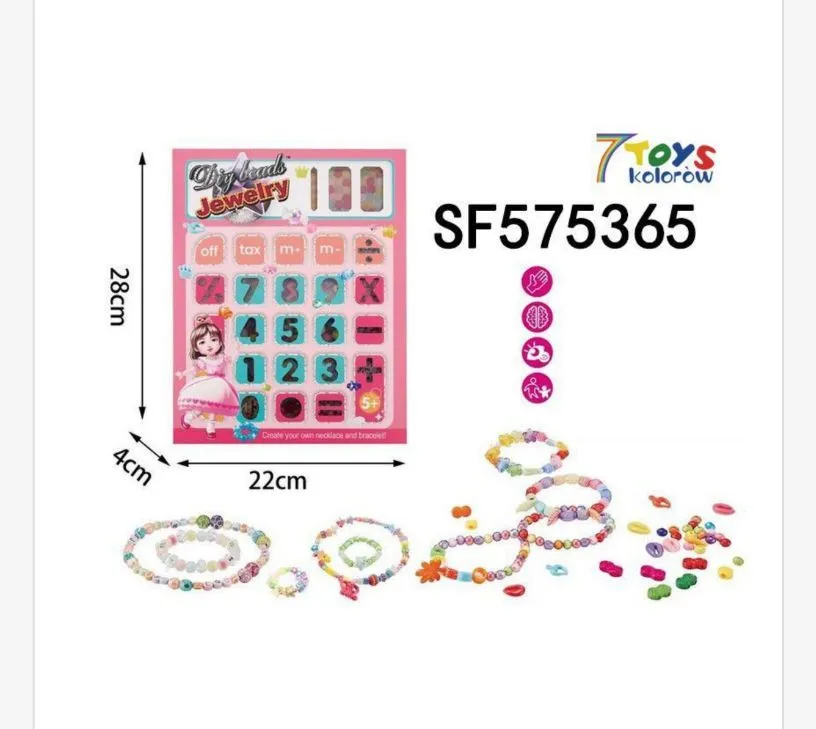 Zestaw Zabawka Koraliki DIY z Kalkulatorem SF575365