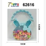 Zestaw zabawek koraliki DIY w torebce króliczek 10cm