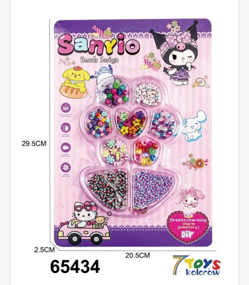 Zestaw koralików DIY Beads Shop Sanrio 29x20.5cm