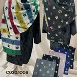 Szaliki damskie wzorzyste viscose welna CO20-1006