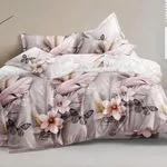 Komplet Pościel 4CZ 160/200 Kwiaty Motyle A43