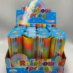 Zabawki Rainbow Spring - sprężynki tęczowe, 12 szt