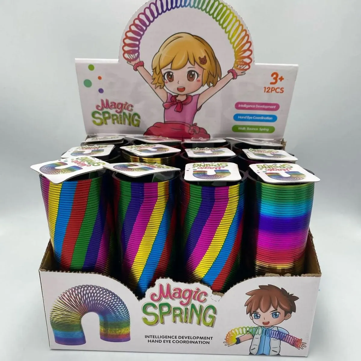 Zabawki Magic Spring - sprężynki 12 szt.