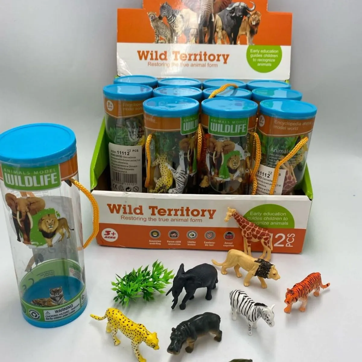 Zabawki Wild Territory - figurki zwierząt w tubie