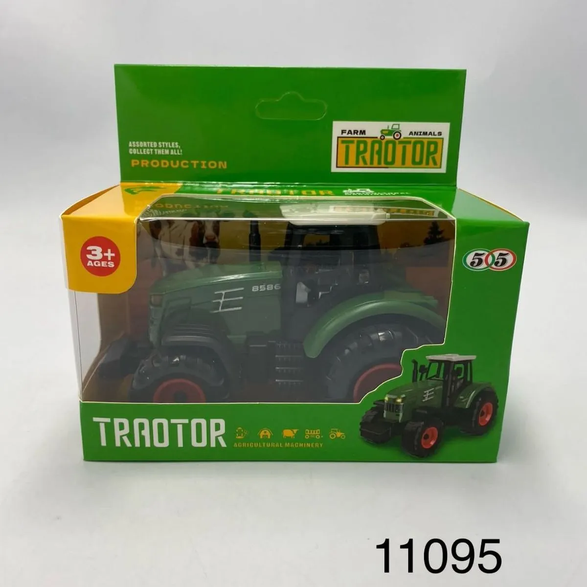 Zabawka traktor Farm Tractor zielony 3+