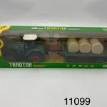 Zabawka traktor z przyczepą na siano Farm Tractor 3w1