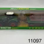 Zabawka Traktor Farm z Przyczepą Zielony 11097