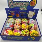 Zabawki Bouncy Ball owoce, opak. 12 szt, 3+