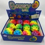 Piłki Bouncy Ball tęczowe, opak. 12 szt, 3+