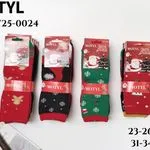 Skarpetki damskie Motyl świąteczne wzory 4 pary