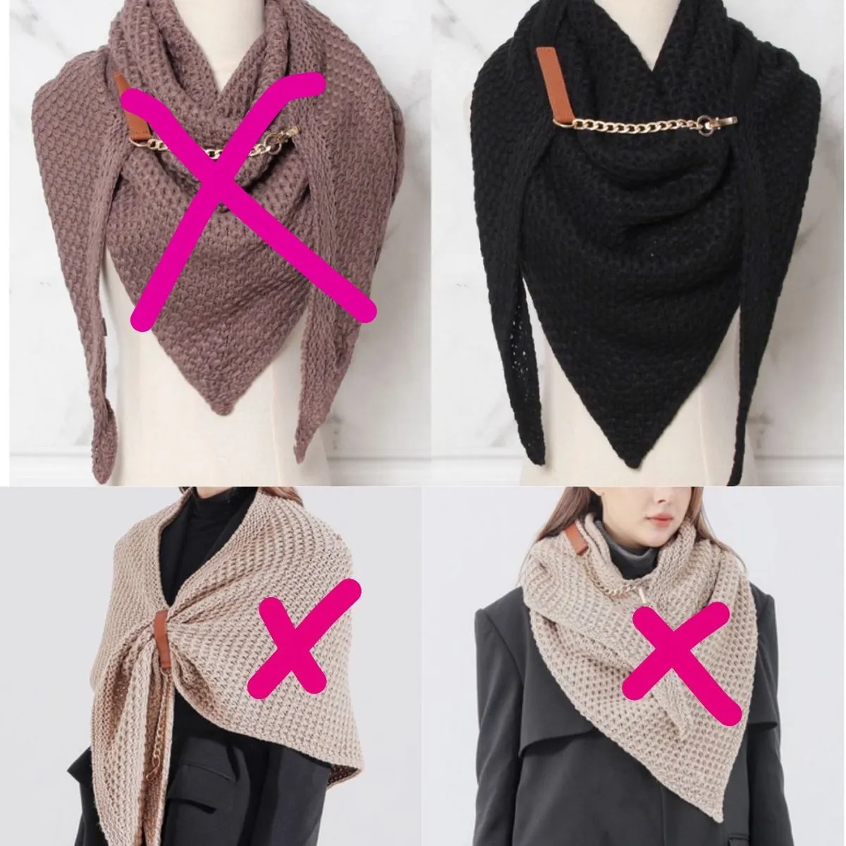Szaliki damskie viscose Chuska 525.12 szt
