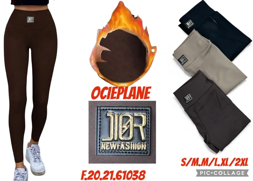 Leggingsy damskie ciepłe Ocieplane S/M/L/XL/2XL