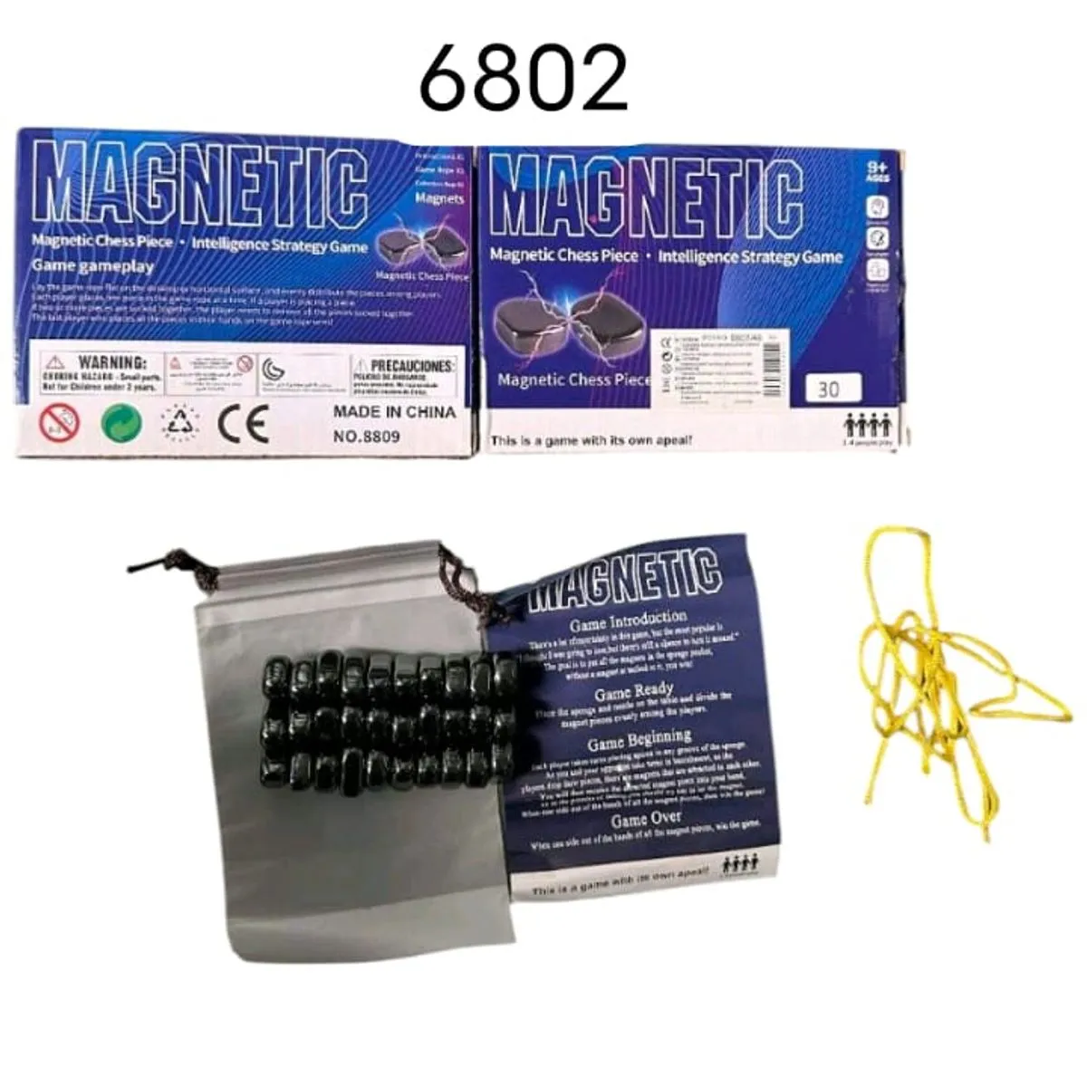 Zabawki Magnetyczne 30PCS Magnetic 6802