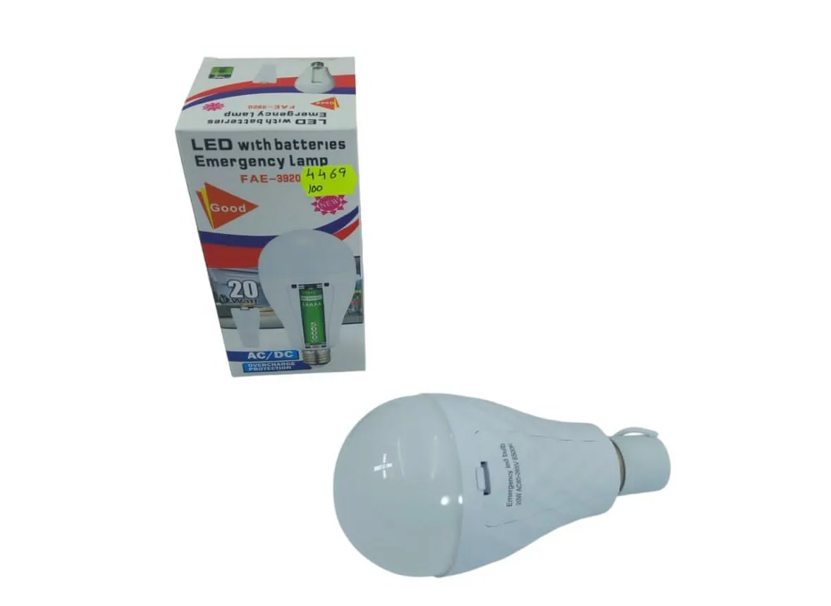 Żarówka LED Emergency z bateriami 20W E27
