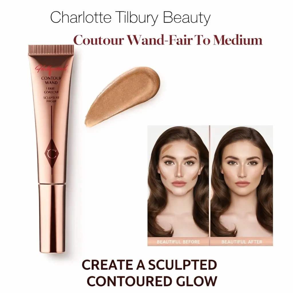 Płynny Bronzer Charlotte Tilbury Contour Wand Fair to Medium