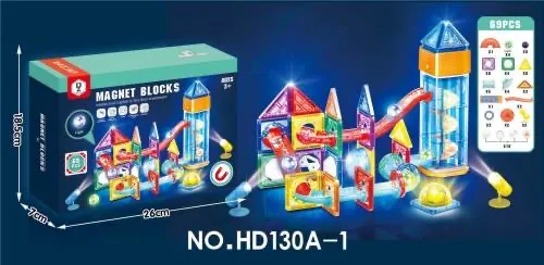Zabawki Magnet Blocks 68 pcs HD130A-1