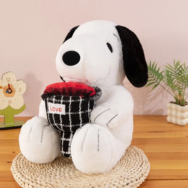 Maskotka Pluszowa Snoopy z Koszykiem 45cm