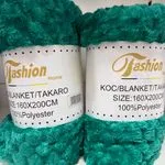KOCE 160x200 cm 100% Poliester Fashion Home zielony