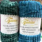 KOCE 160x200 cm 100% Poliester Fashion Home zielony i turkusowy