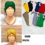 Opaski damskie turbanowe, mix kolorów 12 szt