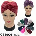 Opaski damskie welurowe C88906
