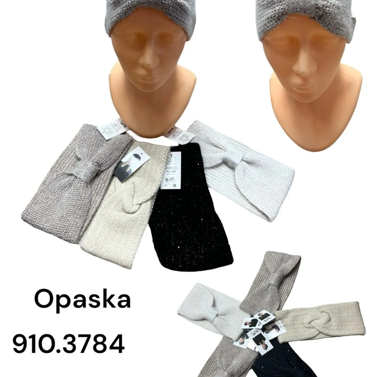 Opaski damskie z kokardą Acrylic 910.3784