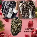 Szaliki damskie wzór leopard Cashmere CO17.6212