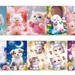 Ściereczki 25*50cm z nadrukami kawaii kotków i piesków
