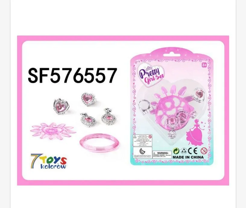Zabawkowa biżuteria Pretty Girl SF576555 różowa