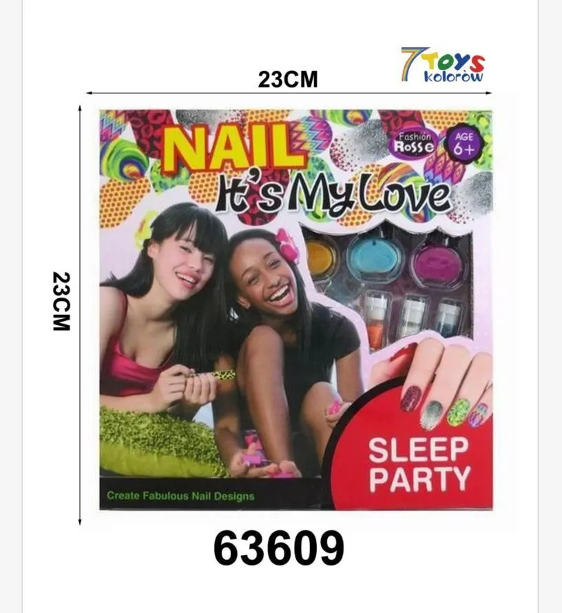 Zestaw Nail It's My Love Sleep Party 23cm 6+ 7Toys