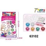 Zestaw zabawek do malowania paznokci Glitter Nails 63102