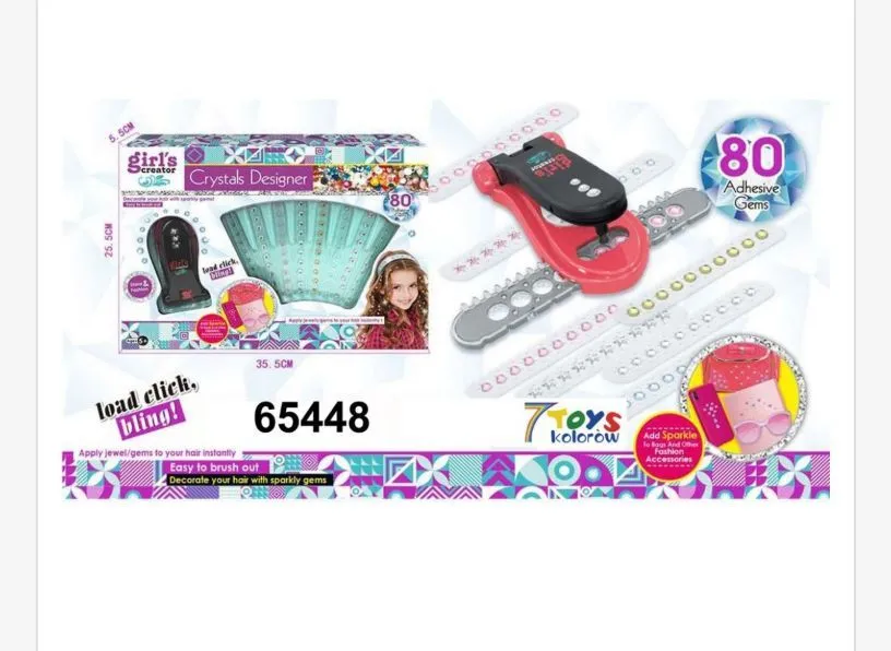 Zabawka Girls Crystal Designer 80 kryształów 25 cm