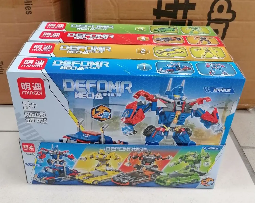 Klocki Deformer Mecha Samochód Robot 2w1 63 pcs