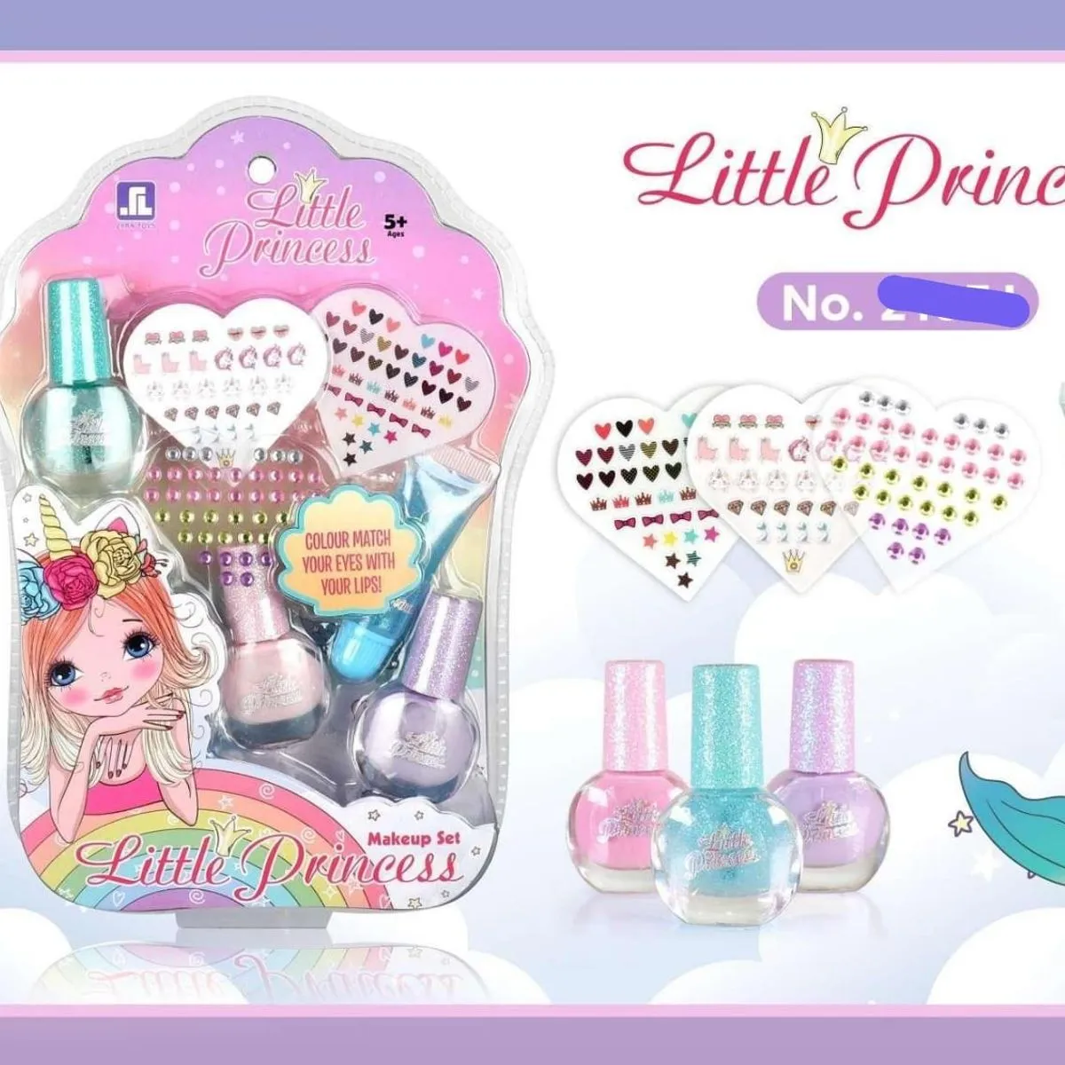 Zestaw Mały Zestaw Księżniczki Little Princess Makeup Set