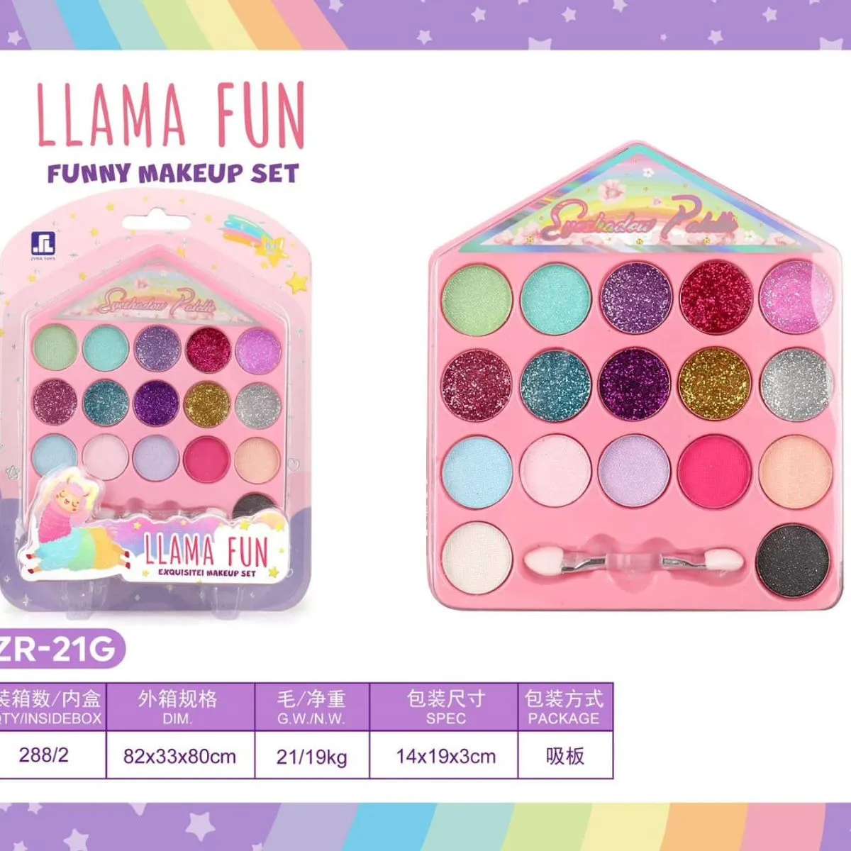 Zestaw zabawek do makijażu Llama Fun No. ZR-21G