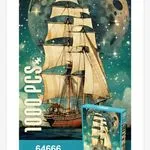 Puzzle 1000 elementów statek piracki Toys Explorer