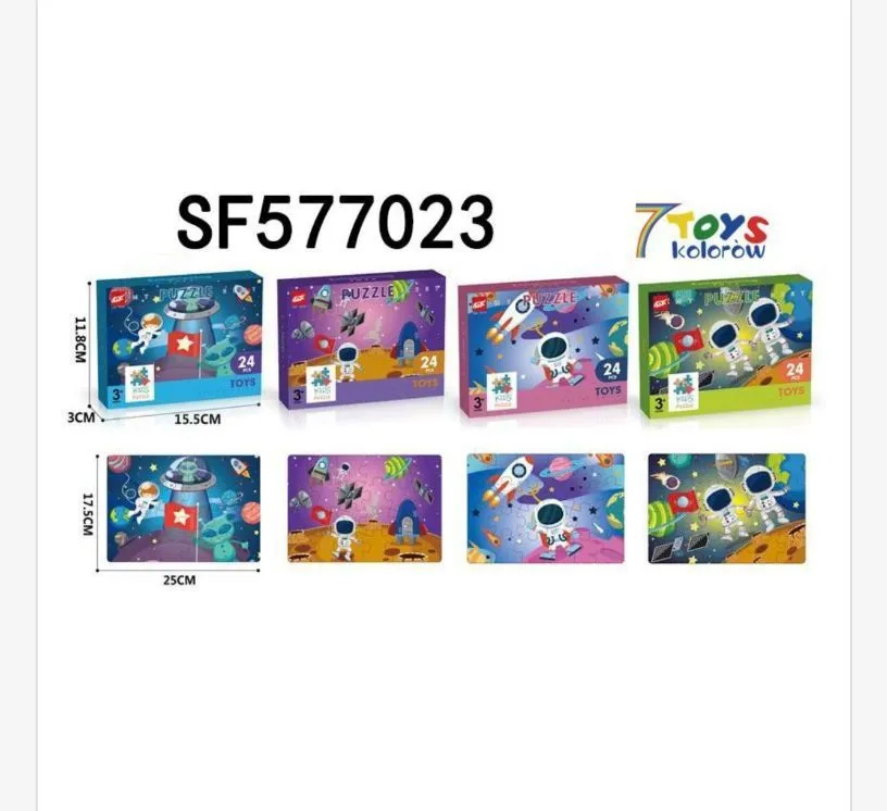 Puzzle kosmos 24 elementów SF577023